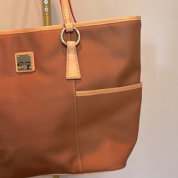 Dooney & Bourke Helena shopper Brown Tote Bag with Leather Accents NWT - Picture 13 of 16